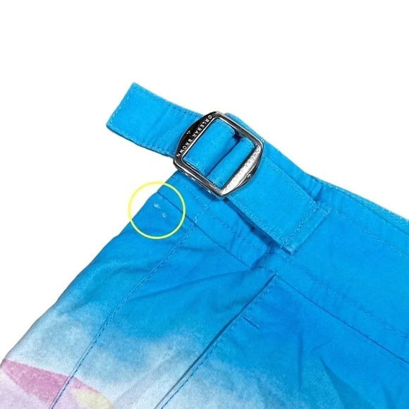 Orlebar Brown Whippet Travel Shorts Beach Mural Womens US 6 - Picture 2 of 9